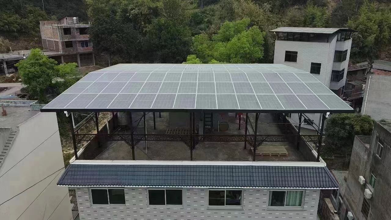 湘西15kw+10kwh自建别墅家庭光伏储能系统